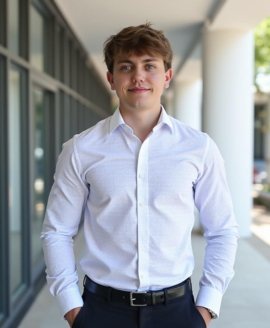 Portrait of Gavin Worrell, mechanical engineer and founder of Liminal Stratum