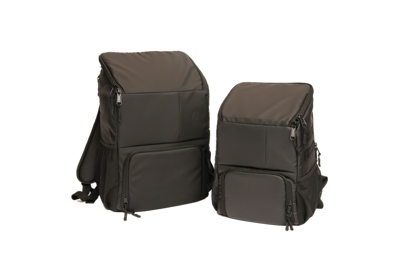 Current-generation Locked In Athletics backpack in full and compact sizes